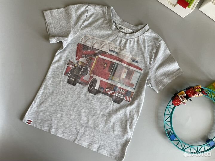 Футболки на мальчика 3-4 года пакетом 7 шт