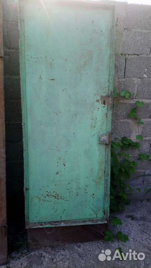 Ворота гаражные металлические бу