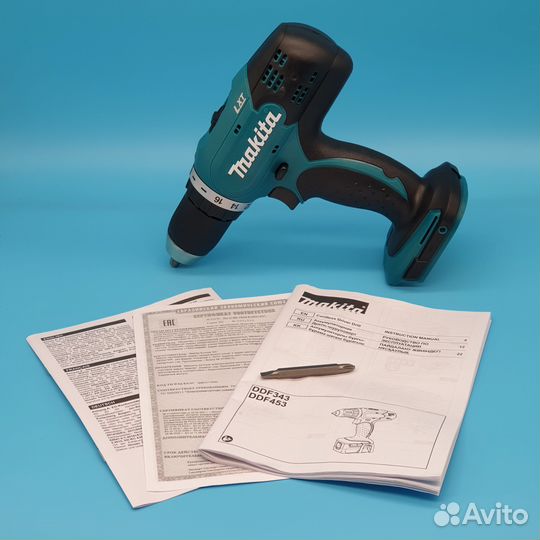 Аккумуляторная дрель шуруповерт Makita DDF453Z 18V