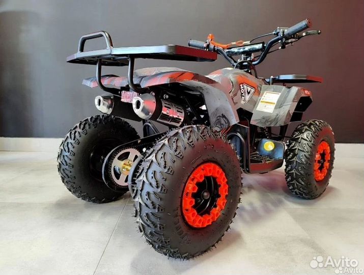 Детский квадроцикл motax grizlik Х16 ES красный