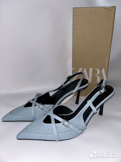 Джинсовые туфли Zara 36-40