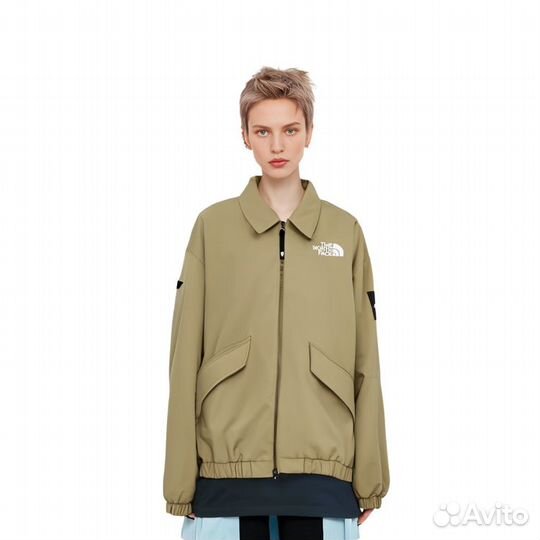 THE north face Quilted Jacket Unisex Khaki (L)(58)