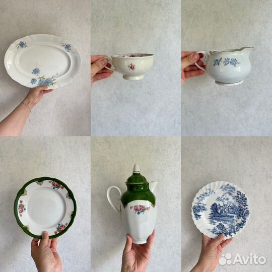 Винтажная фарфоровая посуда