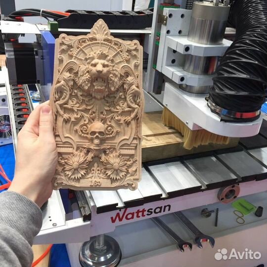 Фрезерный станок с чпу wattsan 0609 mini