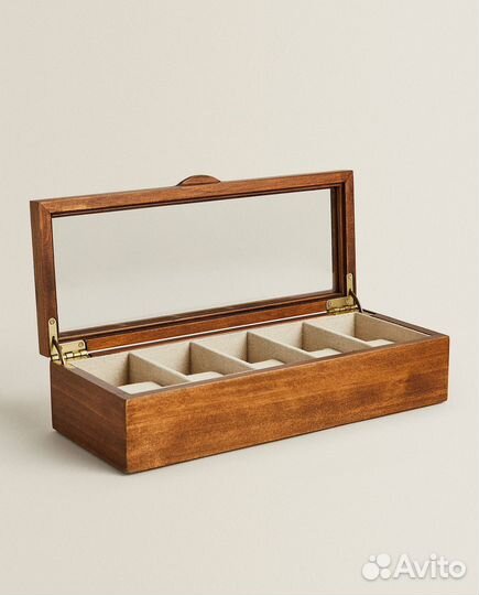 Шкатулки из дерева акации zara home