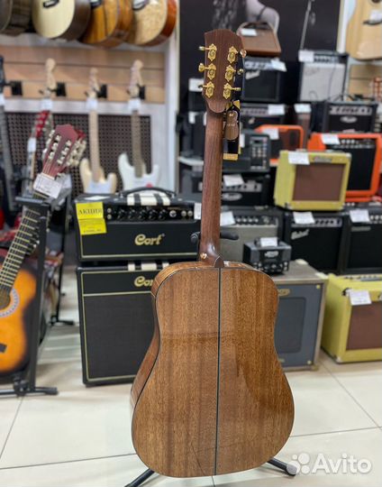 Акустическая гитара с футляром Cort gold-D6-wcase