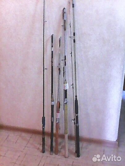 Спининг алюминиевый 185см 150см СССР