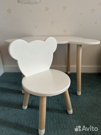 Комплект стол и стул, детский, 1,5-3 г