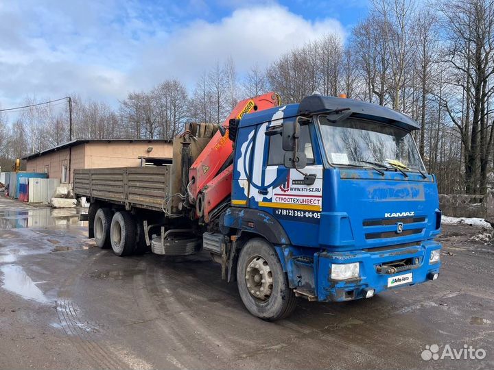 КАМАЗ 65117-N3 с КМУ, 2013