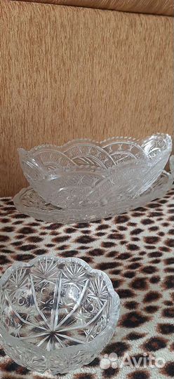 Хрустальная салатница
