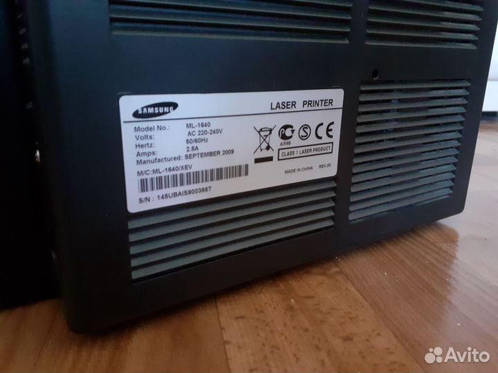 Принтер для школы, дома, офиса. Samsung ML 1640
