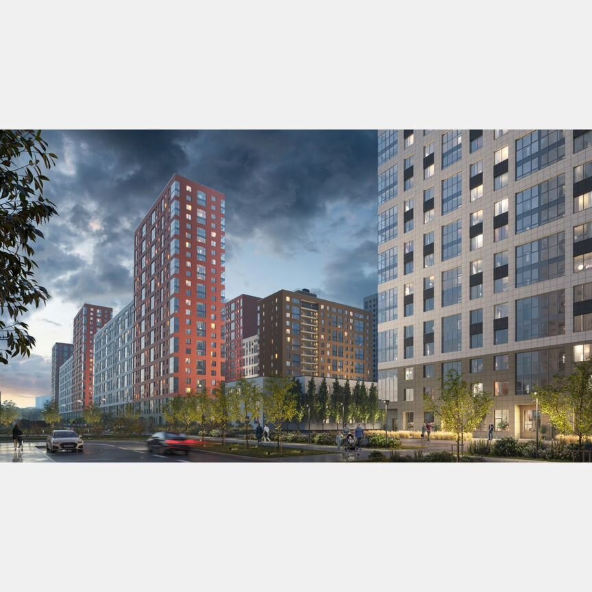 Квартира-студия, 22,3 м², 23/25 эт.