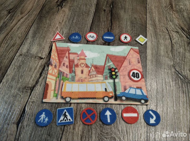 Матрёшка и фетровая игрушка