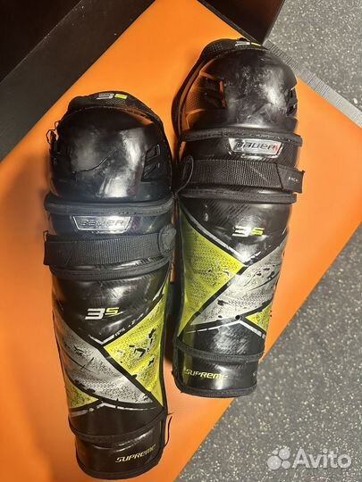 Щитки хоккейные bauer 3s размер 14