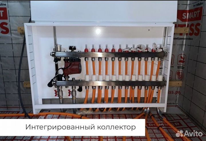 Водяной теплый пол/ Монтаж отопления/ Сантехника