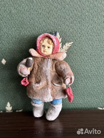 Ватные елочные игрушки