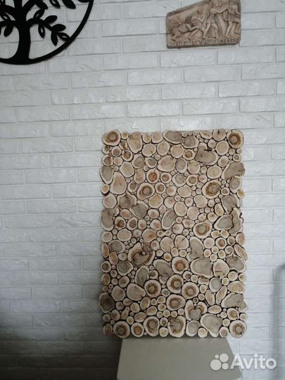 Панно из можжевельника