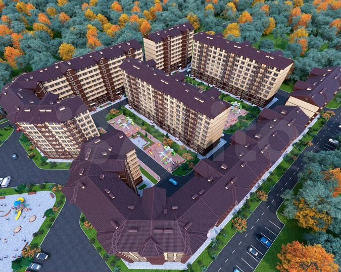 3-к. квартира, 65,1 м², 6/16 эт.