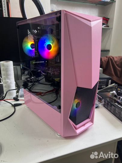 Игровой компьютер i3 10100F + SSD + RX 580 8Gb