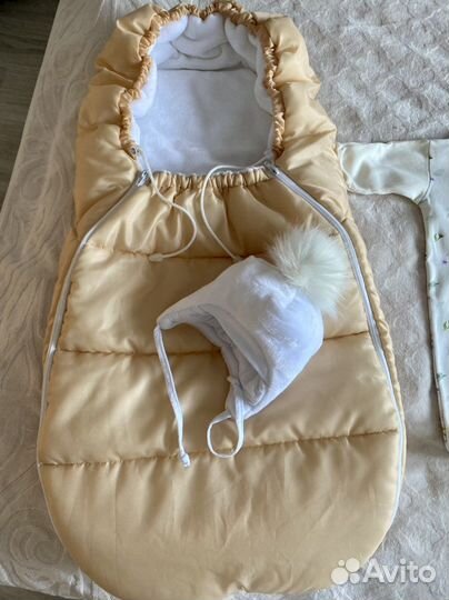 Кокон-конверт демисезонный (можно и на выписку)