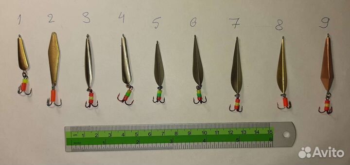Блесна, мормышки, маропедки ручной работы зимние