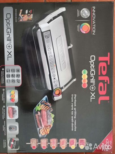 Гриль Tefal Optigrill+ XL GC722D34