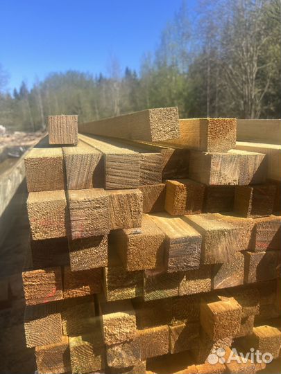 Брусок антисептированный 50 х 50 х 6000