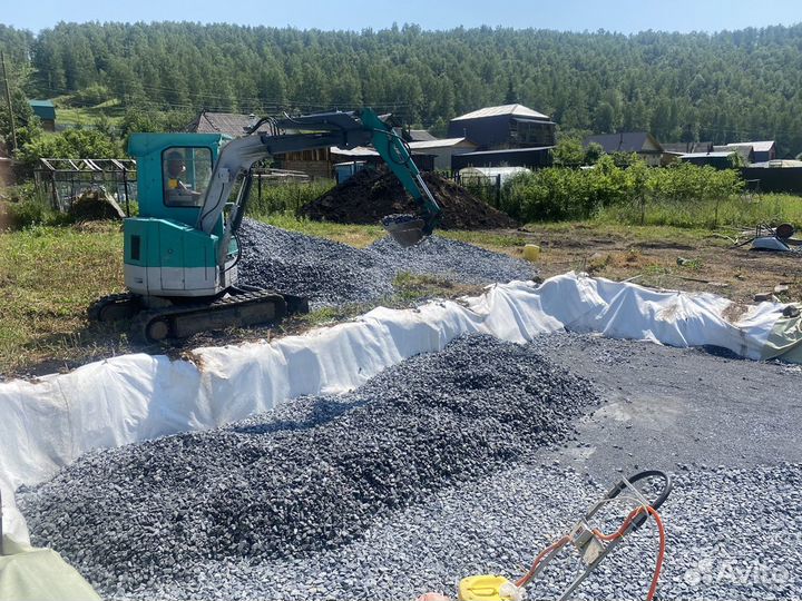 Услуги мини экскаватора,эвакуатора