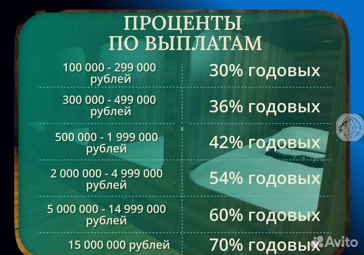 Доход от сети хостелов с гарантией