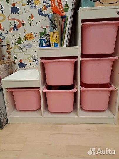 Стеллаж IKEA труфаст белый