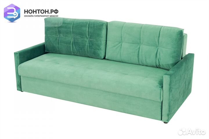 Диван еврокнижка Норд зеленый
