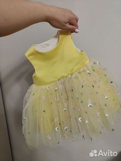 Детское нарядное платье 68 размер