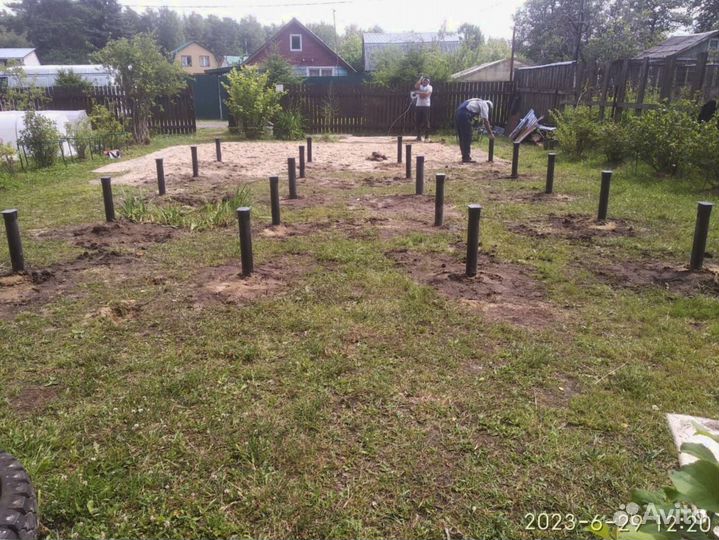 Винтовые сваи под ключ