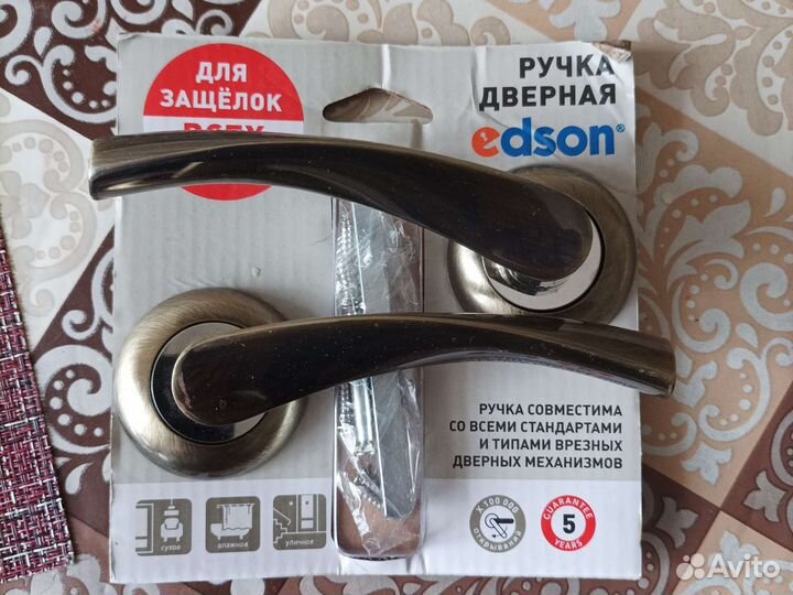 Дверная ручка Edson EDS-14-Z01 бронза