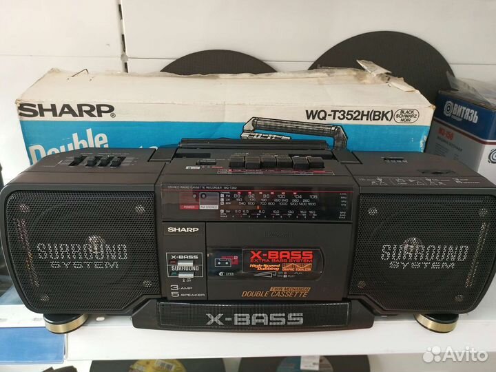 Магнитофон sharp WQ-T352H(BK) Black