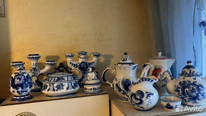 Фарфоровая посуда Гжель