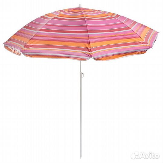 Зонт пляжный «Модерн» с серебряным покрытием, d150