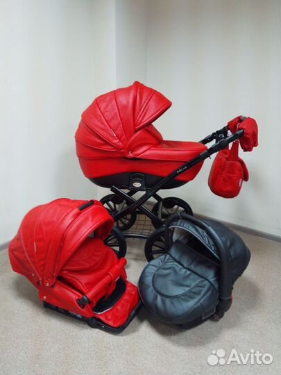 Коляска Adamex Gloria Retro delux 3в1