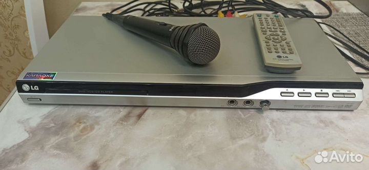 Dvd плеер с караоке LG + микрофон Phillips