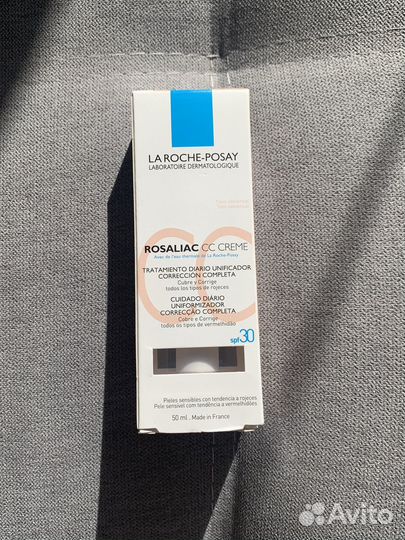 Тональный CC крем la roche posay rosaliac