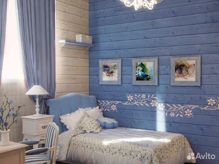 Евровагонка сосна окрашеннаяDF31