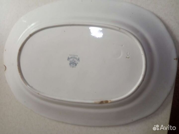 Блюдо фарфор-19век