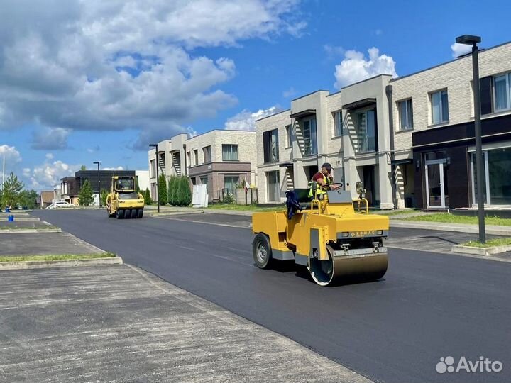 Асфальтирование, Асфальтовая крошка Укладка