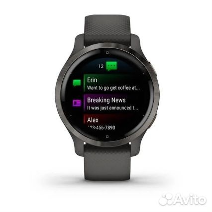 Garmin Venu 2S Slate Stainless Steel Bezel новые