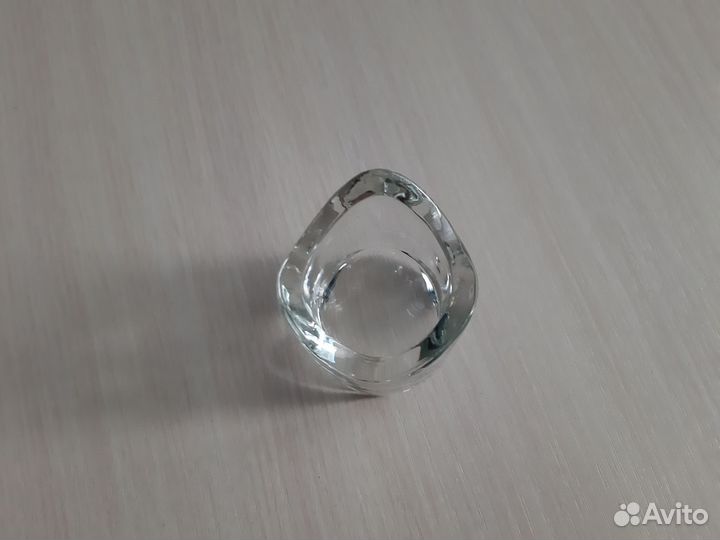 Подсвечник стеклянный для чайной свечи