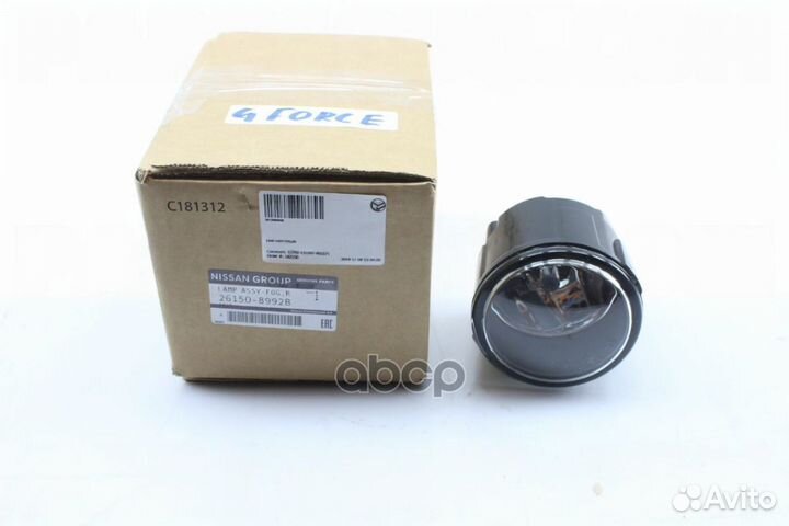Противотуманная фара nissan 26150-8992B