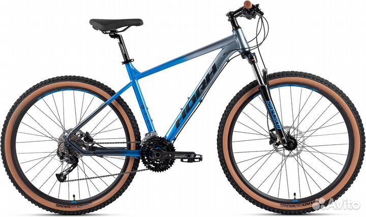 Велосипед horh OIL OHD-7.2 27,5 (2023) Grey-Blue-B