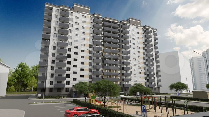 1-к. квартира, 36,2 м², 2/13 эт.