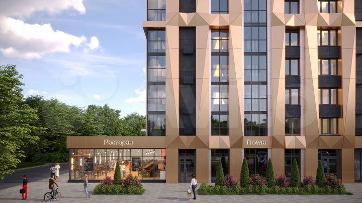 2-к. квартира, 72,7 м², 6/21 эт.