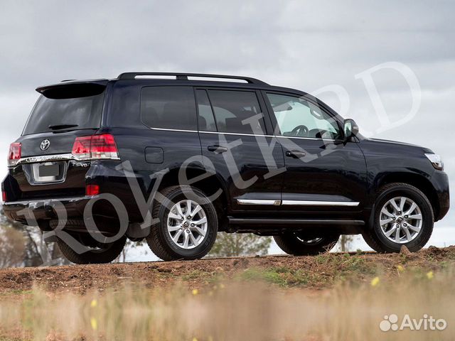 Молдинги Land Cruiser 200 2016г Хром S0743